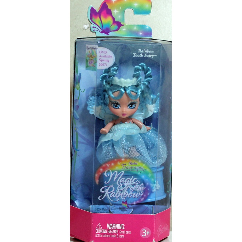 2006 Fairytopia Rainbow Tooth Fairy Barbie (K8145) - Blue
