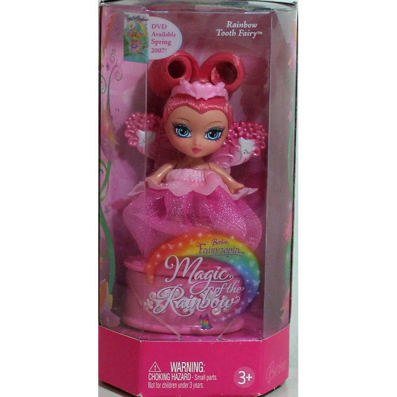 2006 Fairytopia Rainbow Tooth Fairy Barbie (K8146) - Pink