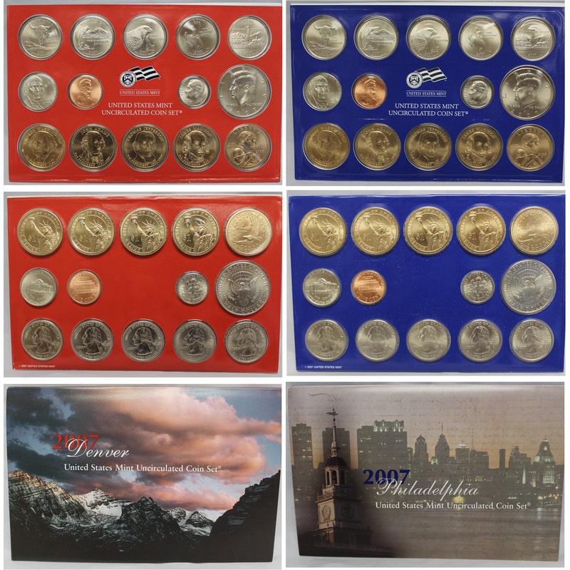 2007 PD US Mint Set (OGP) 28 coins