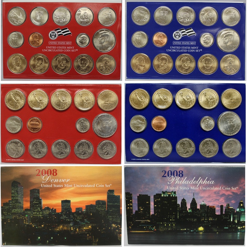 2008 PD US Mint Set (OGP) 28 coins