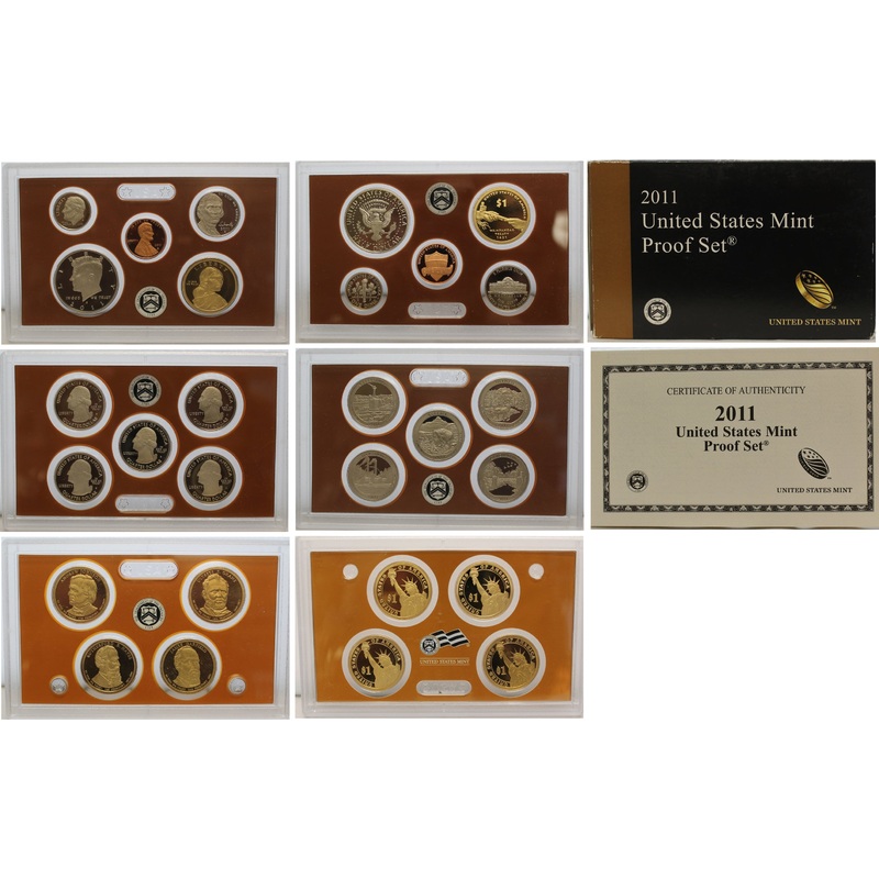 2011 Proof Set CN-Clad (OGP) 14 coins