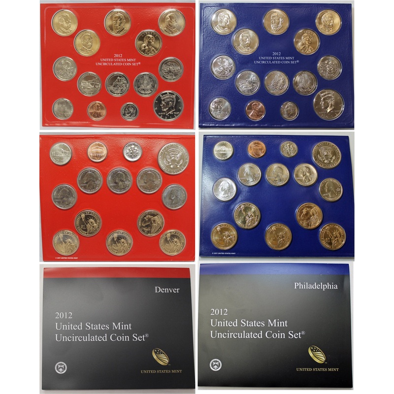 2012 PD US Mint Set (OGP) 28 coins