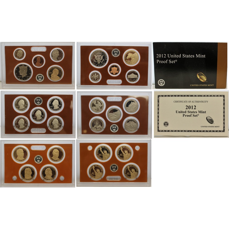 2012 Proof Set CN-Clad (OGP) 14 coins