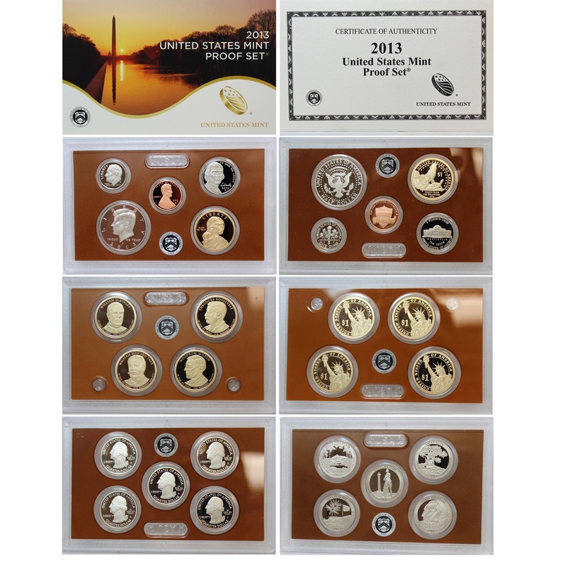 2013 Proof Set CN-Clad (OGP) 14 coins