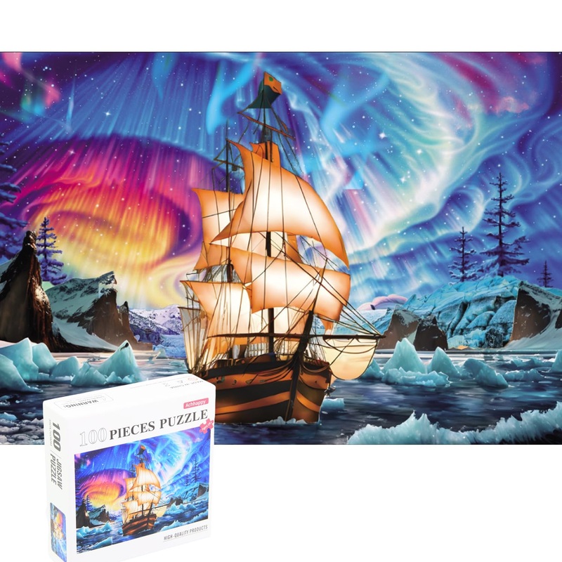 100 Piece Puzzle,Jigsaw Puzzles 100 Pieces 100 Piece Adult Children Puzzles Suitable For Adults Children (100 Pcs, C0006)