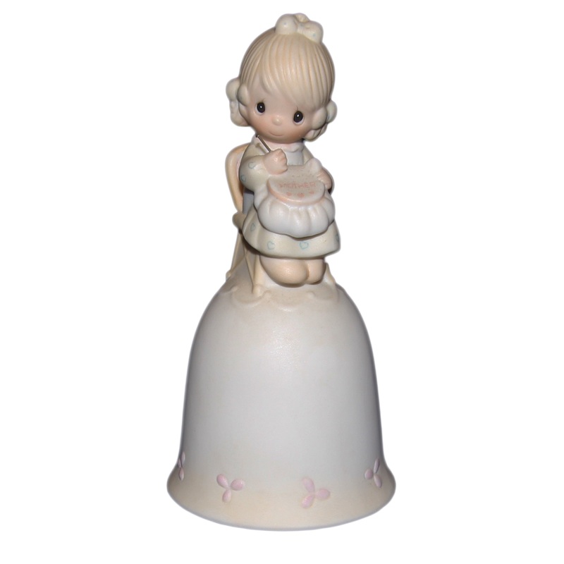 Precious Moments Bell: E-7181 Mother Sew Dear