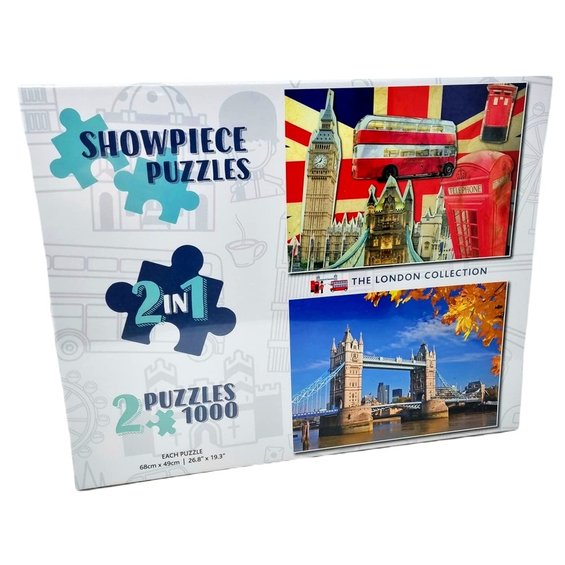 Showpiece Puzzles 2 X 1000 Piece Collection (London)