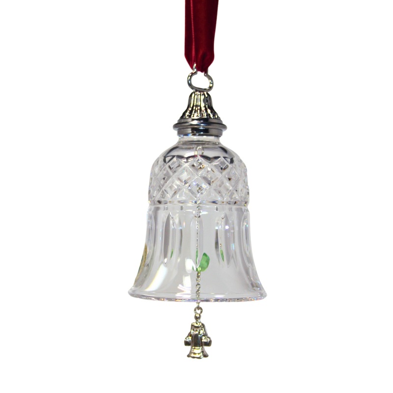 Waterford Crystal Bell: 8 Maids-A-Milking, 2008 | 12 Days of Christmas