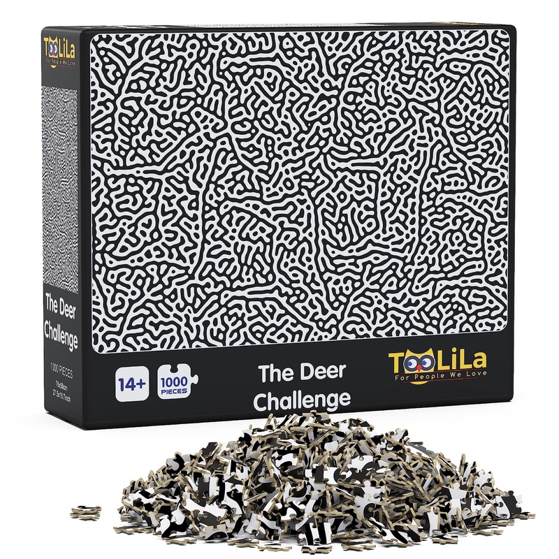 Jigsaw Puzzles 1000 Pieces Difficult Puzzles For Adults Get Your Challenging Jigsaw Puzzle For Adults 28X20 Inches The Deer Chal