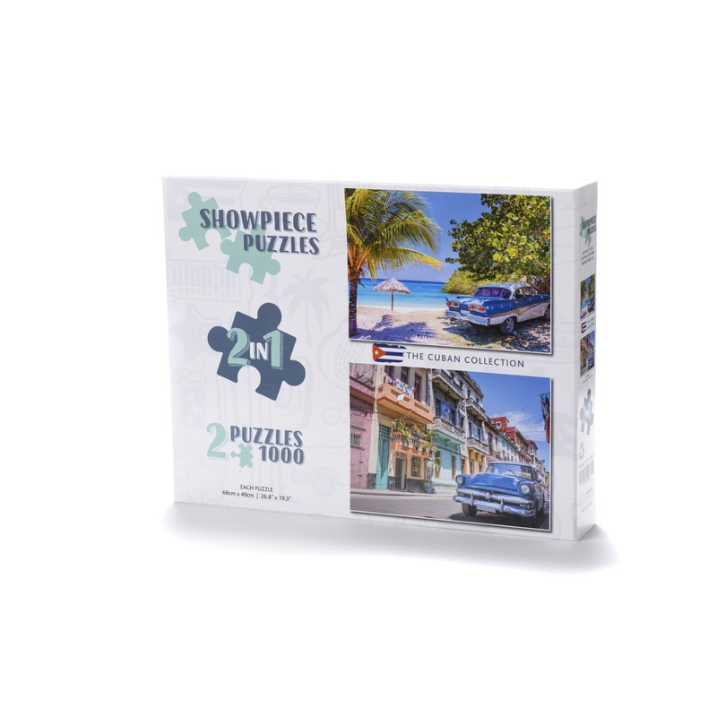 Showpiece Puzzles 2 X 1000 Piece Collection (Cuba)