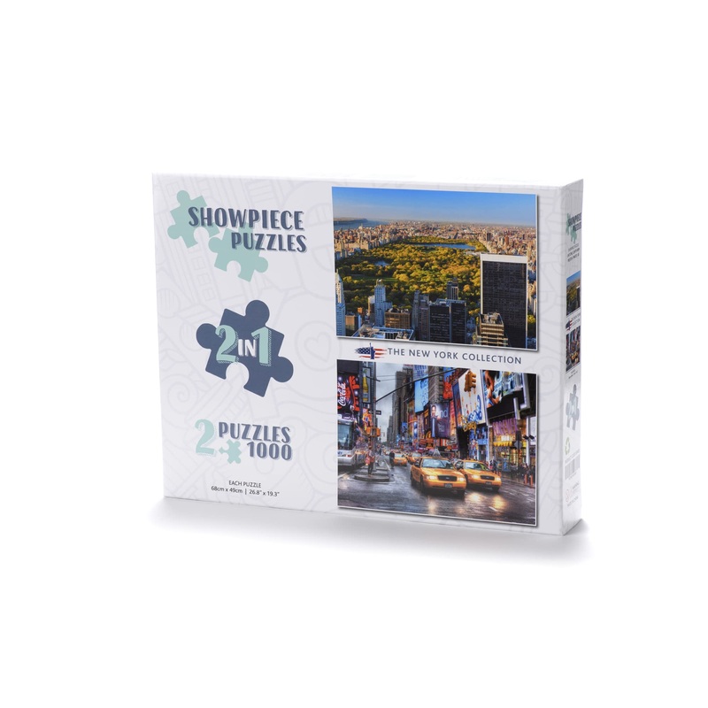 Showpiece Puzzles 2 X 1000 Piece Collection (New York)