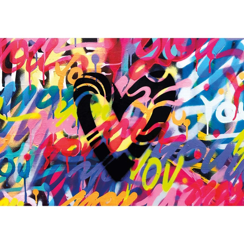 Turner Licensing Love You By Jason Naylor Puzzle - 1000 Pc (8410521), Multicolor