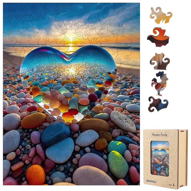Wooden Puzzle For Adults, Wooden Jigsaw Puzzles For Adults, Unique Wood Animal Shaped Puzzles Adult With Exquisite Wooden Box (1