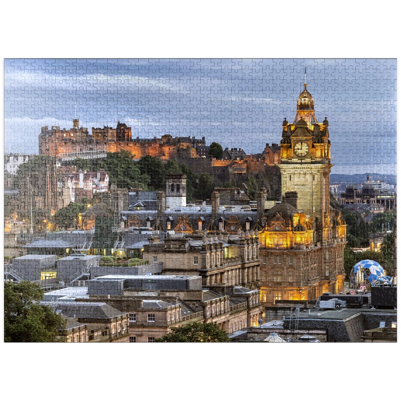 Mypuzzle Edinburgh Scotland - Premium 1000 Piece Jigsaw Puzzle - Made In Usa