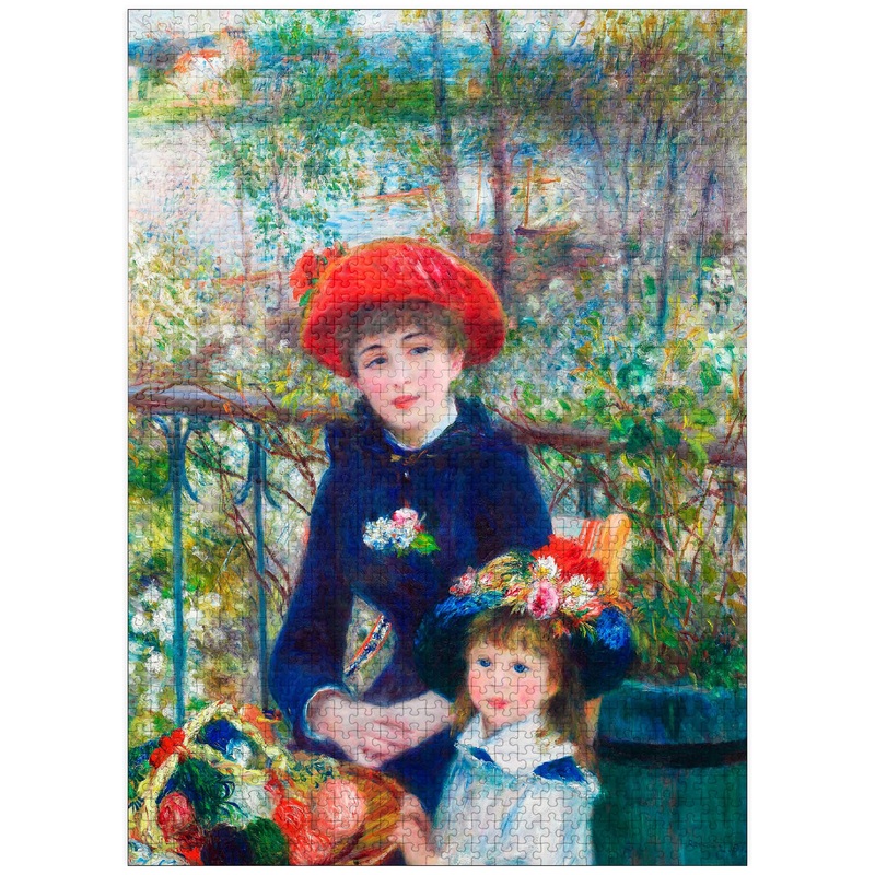 Mypuzzle Two Sisters On The Terrace 1881 By Pierre-Auguste Renoir - Premium 1000 Piece Jigsaw Puzzle For Adults