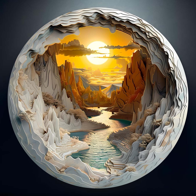 Wooden Puzzle For Adults-3D Vision Effect Wooden Puzzle Unique Shape Advanced Cave Wooden Jigsaw Puzzle For Adult, Wood Puzzles,