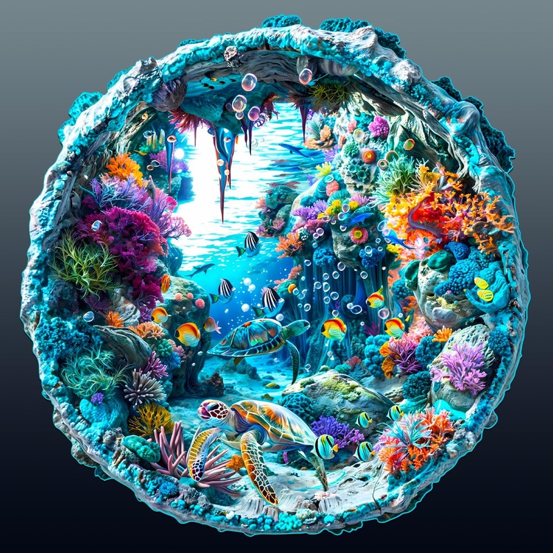 Wooden Puzzle For Adults-Wooden Puzzle Unique Shape Advanced 3D Seabed Wooden Jigsaw Puzzle For Adults And Kids,Best Gift,Wood P