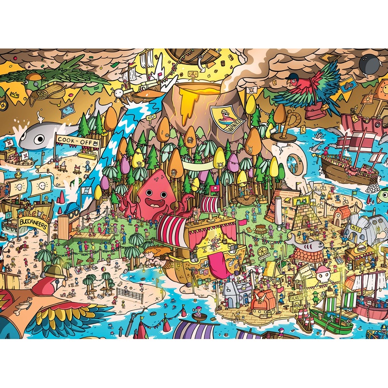 Lucky Puzzles 'Pirates' Paradise' - 500 Piece Puzzle