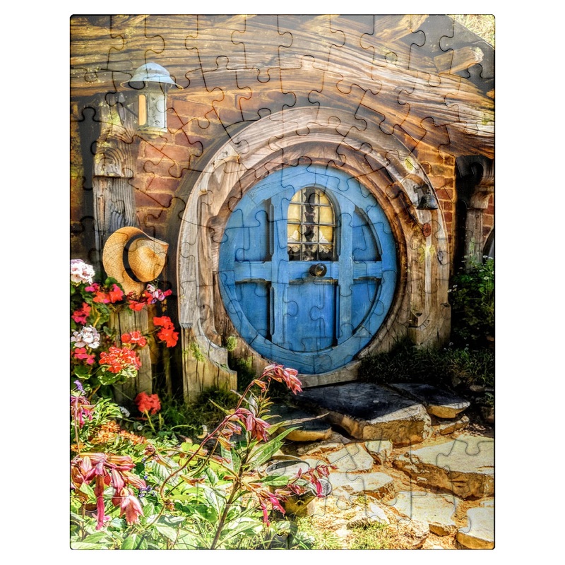 Mypuzzle Hobbit House In Hobbiton, New Zealand - Premium 100 Piece Jigsaw Puzzle For Adults