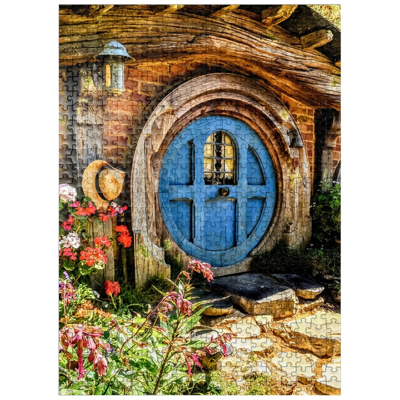 Mypuzzle Hobbit House In Hobbiton, New Zealand - Premium 500 Piece Jigsaw Puzzle For Adults