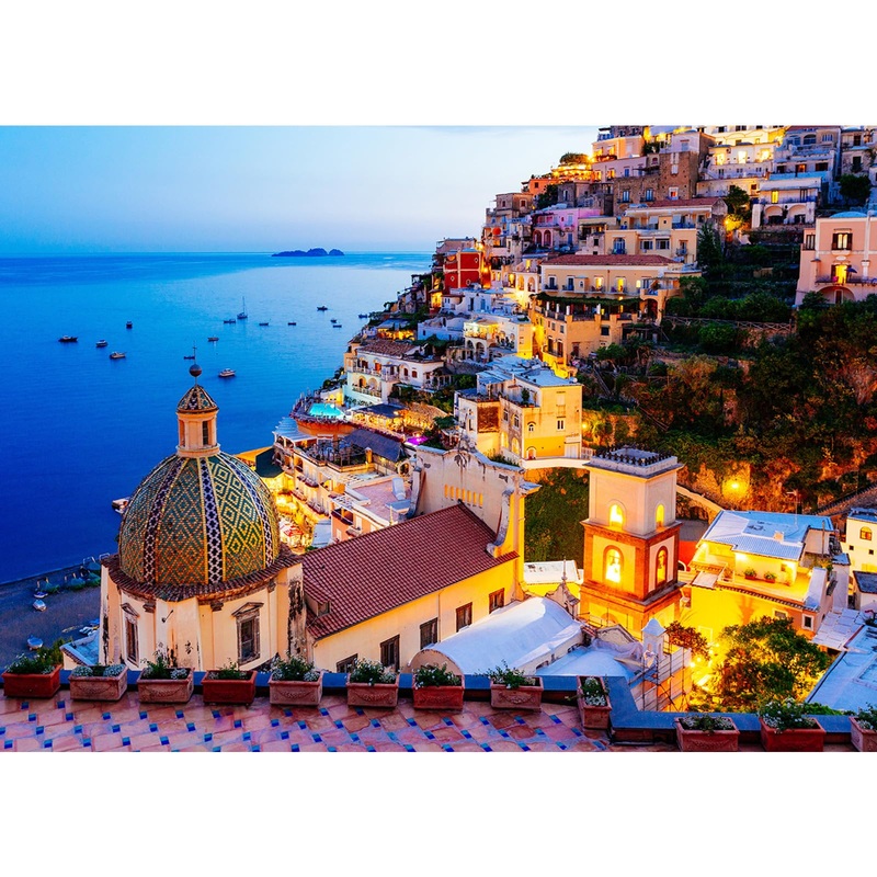 Tangmosaic 1000 Pieces Jigsaw Puzzle For Adults-Night Sea View- Jigsaw Puzzle Challenging Game, Interlock Perfectly No Dust, For