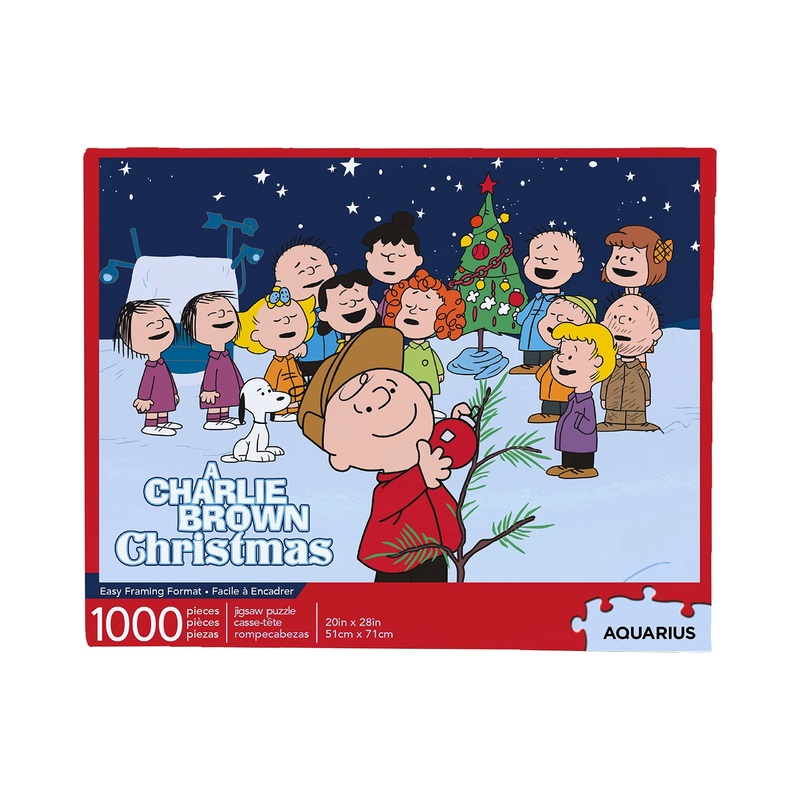 Aquarius Peanuts Charlie Brown Puzzle Collage Christmas 1000 Piece Jigsaw Puzzle, A Charlie Brown Christmas