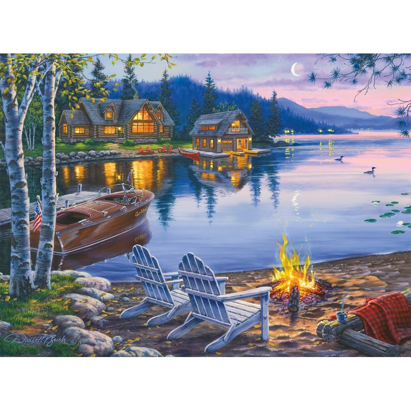 Buffalo Games - Darrell Bush - Lake Reflection - 1000 Piece Jigsaw Puzzle