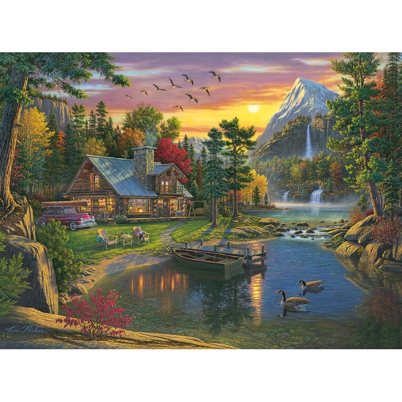 Buffalo Games - Kim Norlien - Mountain Paradise - 1000 Piece Jigsaw Puzzle