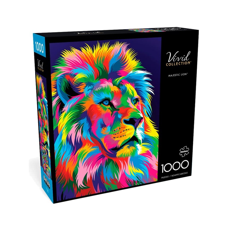 Buffalo Games - Majestic Lion - 1000 Piece Jigsaw Puzzle