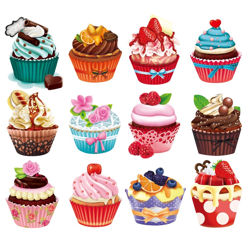 Cra-Z-Art - Roseart - Mini Shaped - Cupcakes Ii - 500 Piece Jigsaw Puzzle