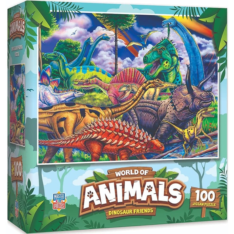 Dinosaur Friends 100 Piece Kids Jigsaw Puzzle