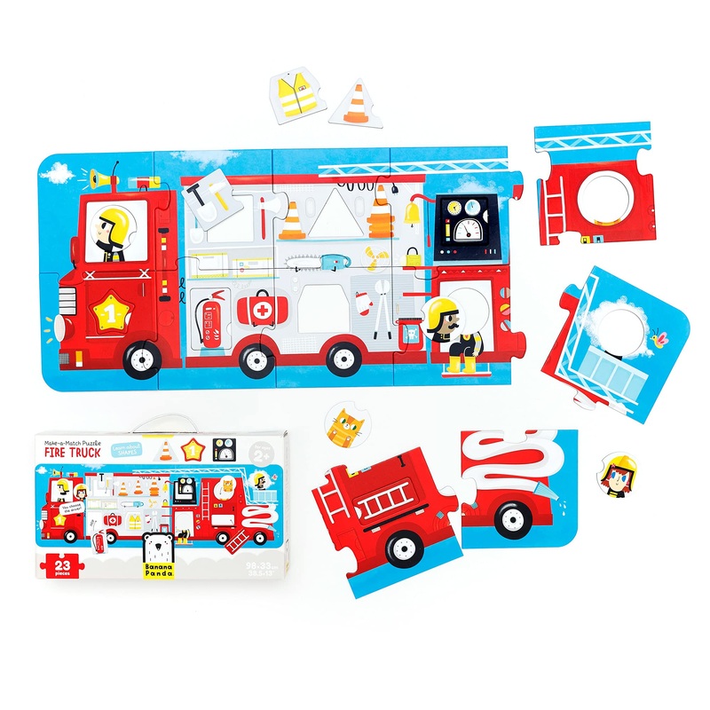 Make-A-Match Puzzle Fire Truck