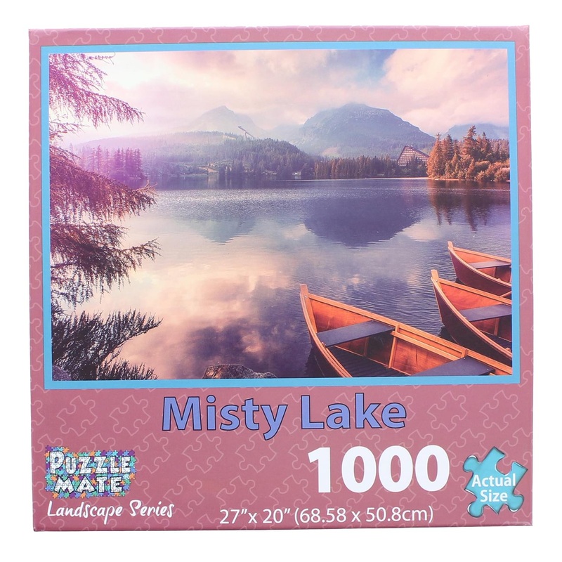 Misty Lake 1000 Piece Jigsaw Puzzle