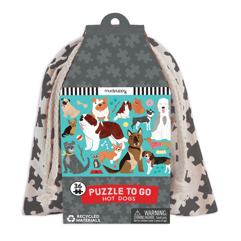 Mudpuppy Hot Dogs Puzzle To Go