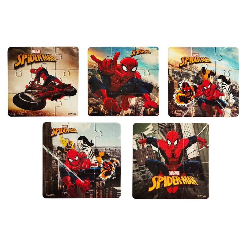 Myesha Toys Spider Zigsaw Puzzle, Pack Of 5, Total 45 Pieces