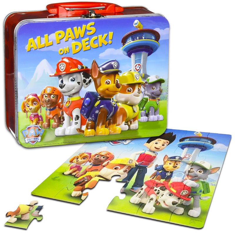 Paw Patrol 24-Piece Puzzle In Tin With Handle