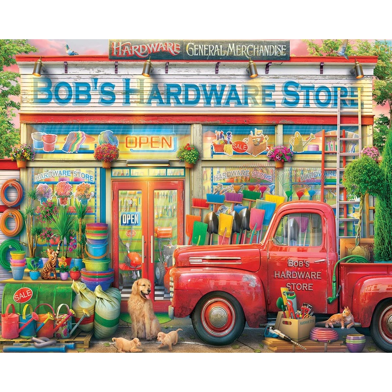White Mountain Puzzles Bob'S Hardware Store, 1000 Piece Jigsaw Puzzle