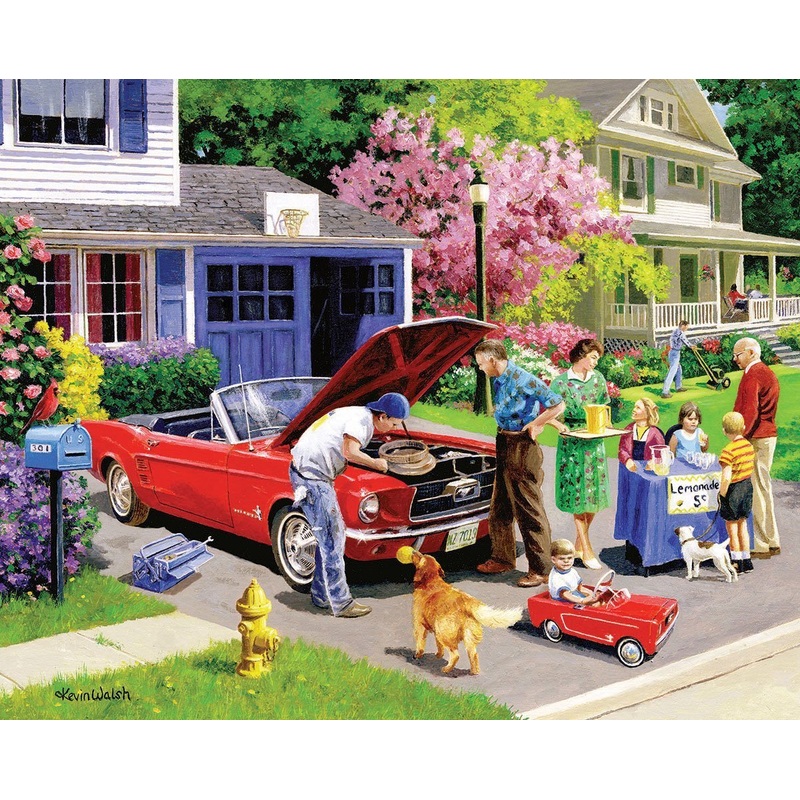 White Mountain Puzzles Ready For A Drive - 1000 Piece Jigsaw Puzzle