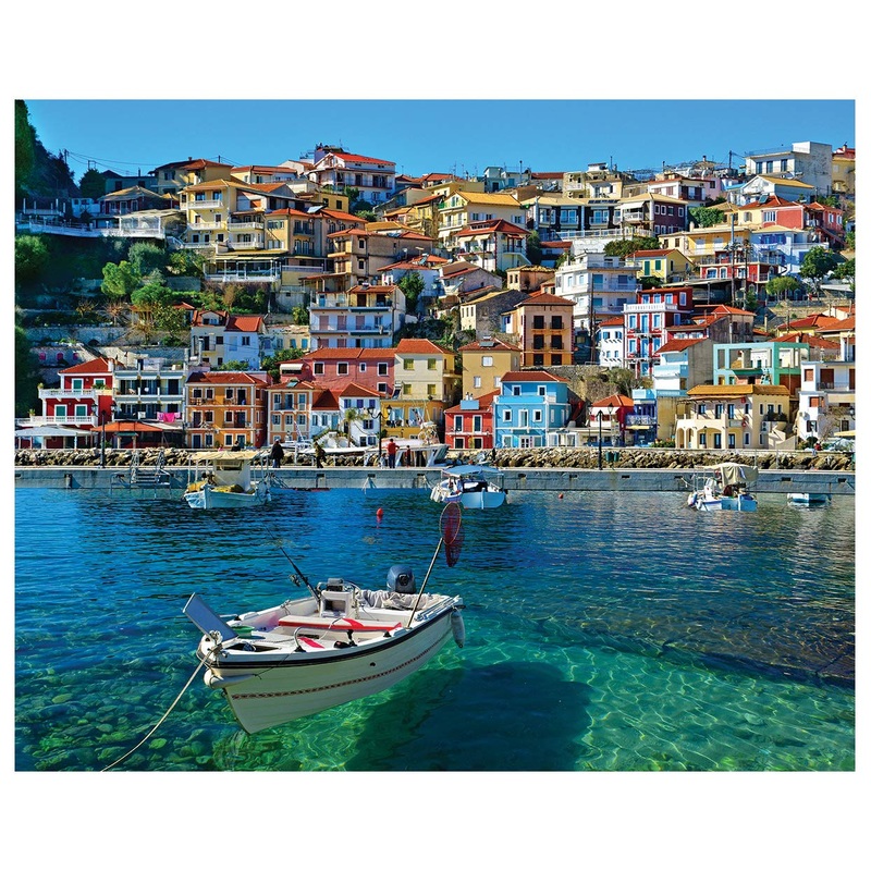 White Mountain Puzzles White Mountain Greece Parga - 1000 Piece Jigsaw Puzzle