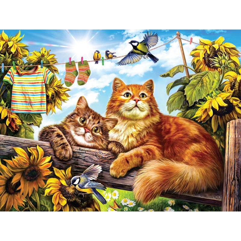 Buffalo Games - Nadia Strelkina - Summer Play - 750 Piece Jigsaw Puzzle For Adults Challenging Puzzle Perfect For Game Nights -