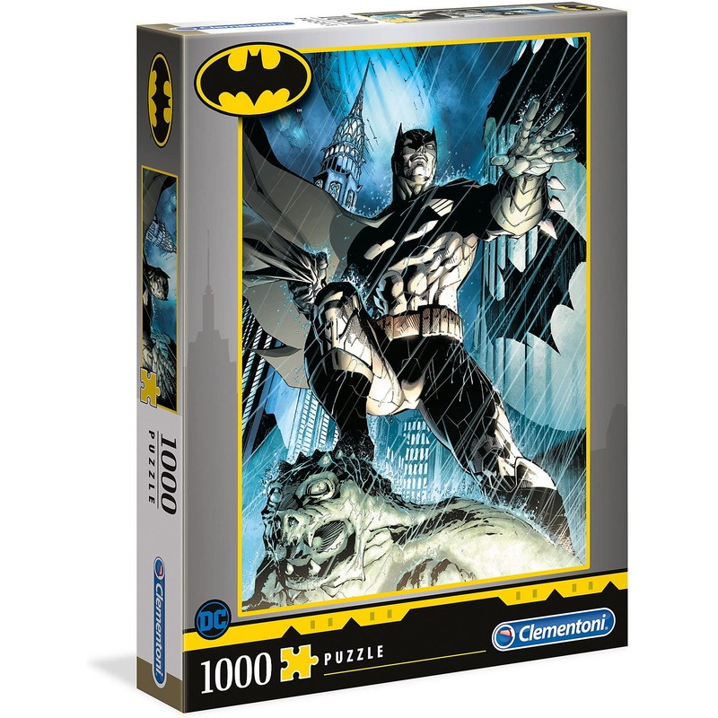 Clementoni - 39576 - Collection - Batman - 1000 Pieces - Made In Italy, Jigsaw Puzzle For Adult