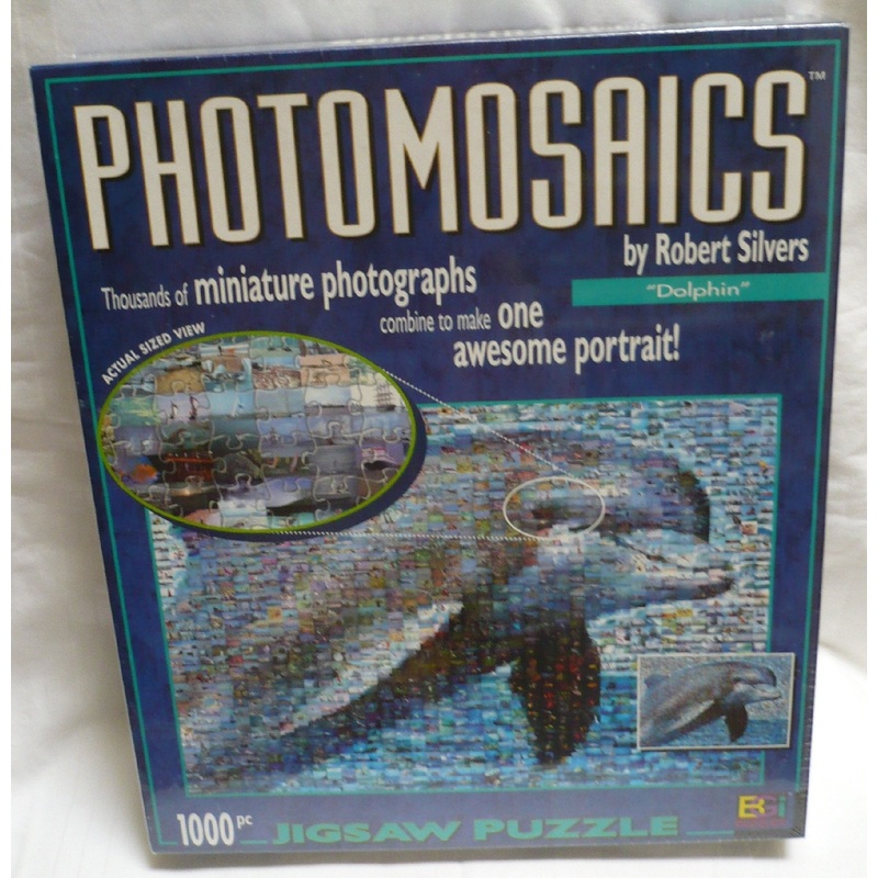 Photomosaic Dolphin Jigsaw Puzzle 1000Pc