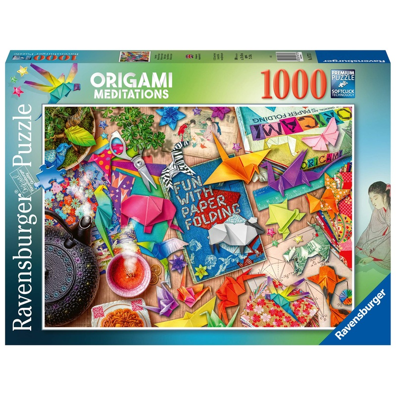 Ravensburger Aimee Stewart Origami Meditations 1000 Piece Jigsaw Puzzle For Adults & Kids Age 12 Years Up