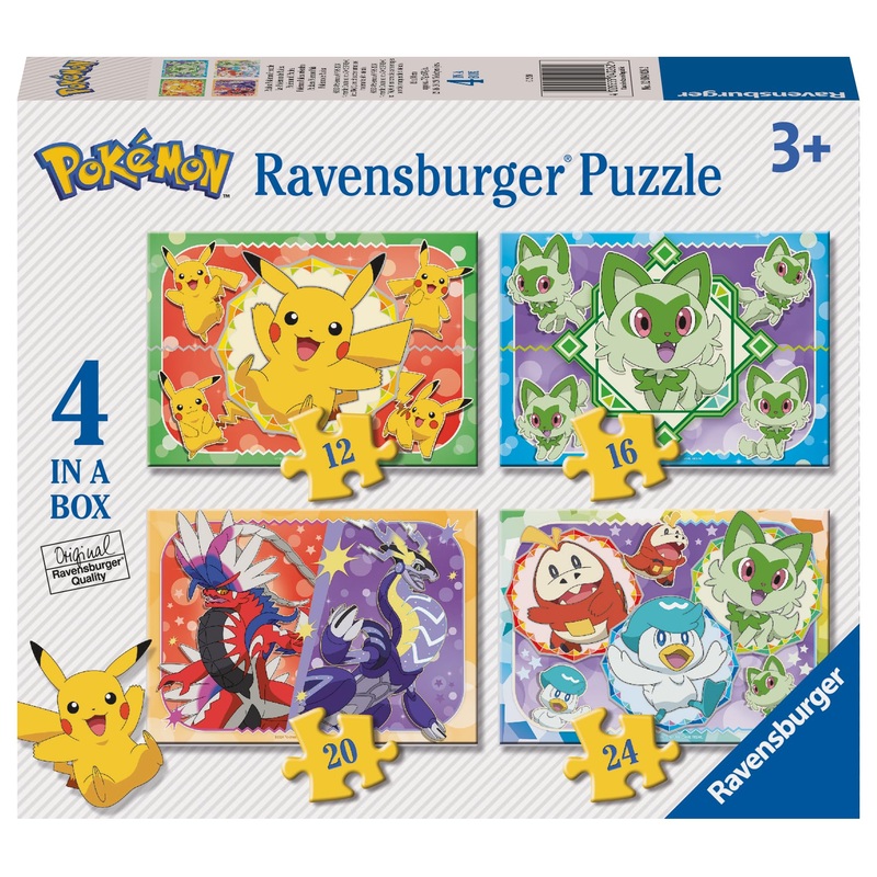 Ravensburger - Pokemon Puzzle, Puzzle 3 Years Or More, Puzzles Children 3 Years, Puzzle Kids, Ravensburger Puzzle, Gift Girl 3 Y