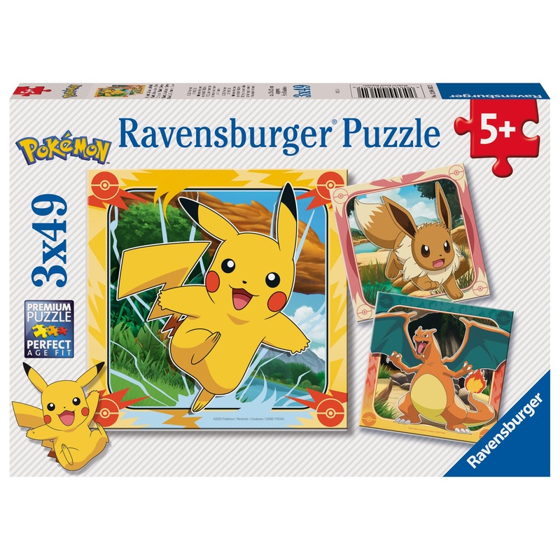 Ravensburger - Puzzle: Pokemon, Puzzle 5 Years Or Older, Puzzles Children 5 Years, Puzzles Children, Ravensburger Puzzle, Gift C