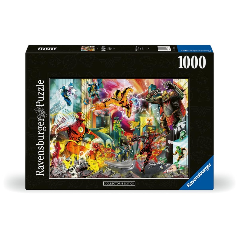 Ravensburger - Puzzle The Flash - Collector'S Edition, 1000 Pieces, Adult Puzzle
