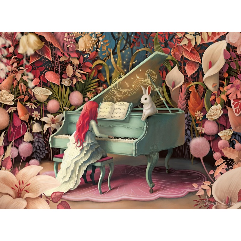 Ravensburger Rabbit Recital Jigsaw Puzzle - 500 Piece | Premium German Craftsmanship | Perfect Interlocking Fit | Vivid, Glare-F