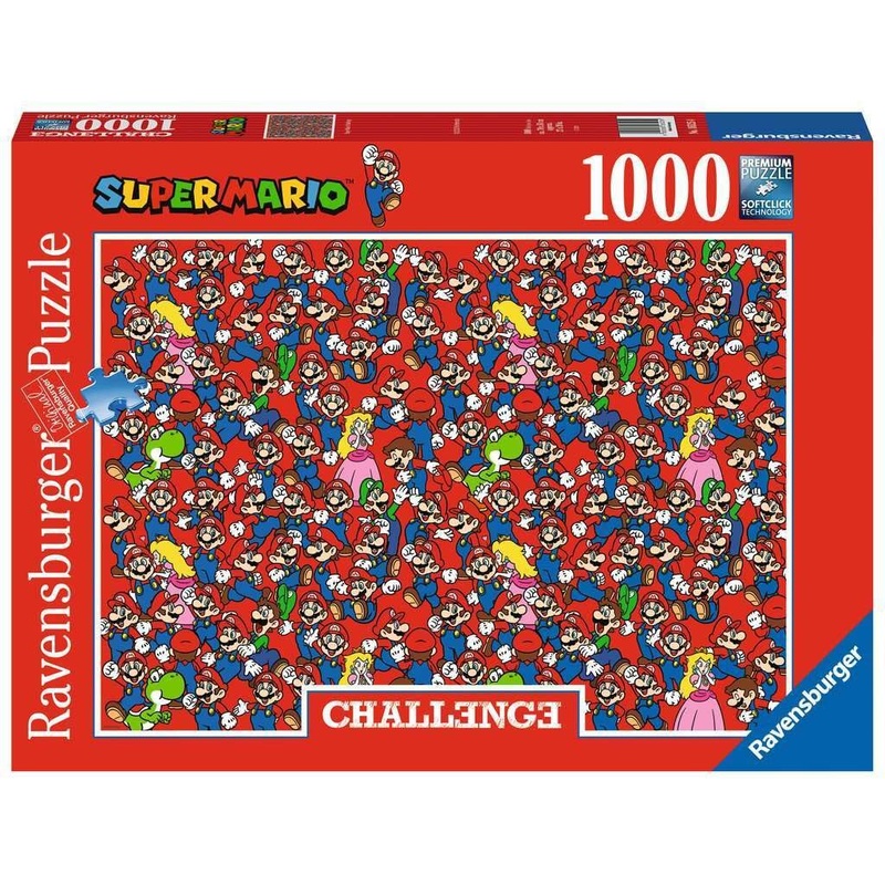 Ravensburger - Super Mario Challenge Collection 1000 Pieces Jigsaw Puzzle Gift For Her Or Him Adult Puzzles