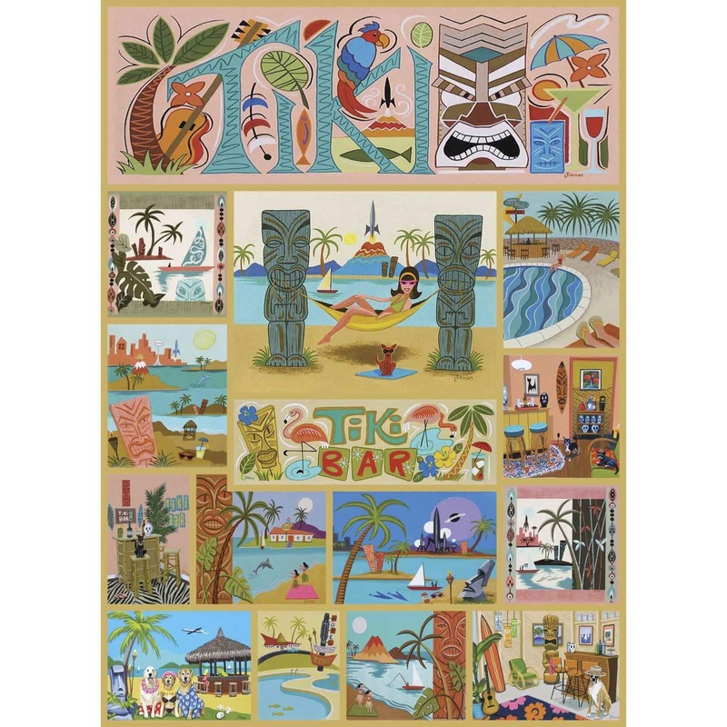 Tiki Time 1000 Piece Jigsaw Puzzle