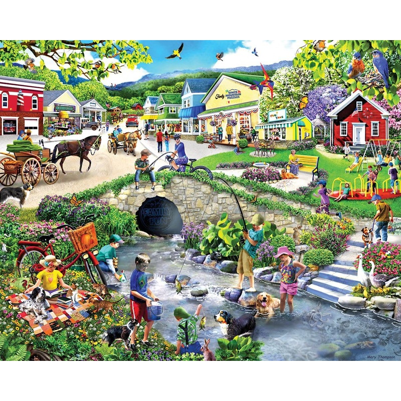 White Mountain Puzzles - Captured Moments Seek & Find - 1000 Piece Jigsaw Puzzle For Adults - Fun Family Activity - 24''X30''